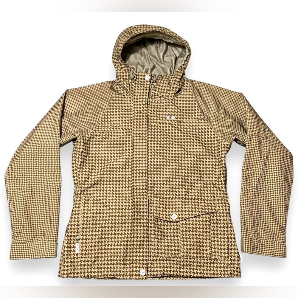 Foursquare Snowboard Outerwear Houndstooth winter Jacket Women’s size Medium
